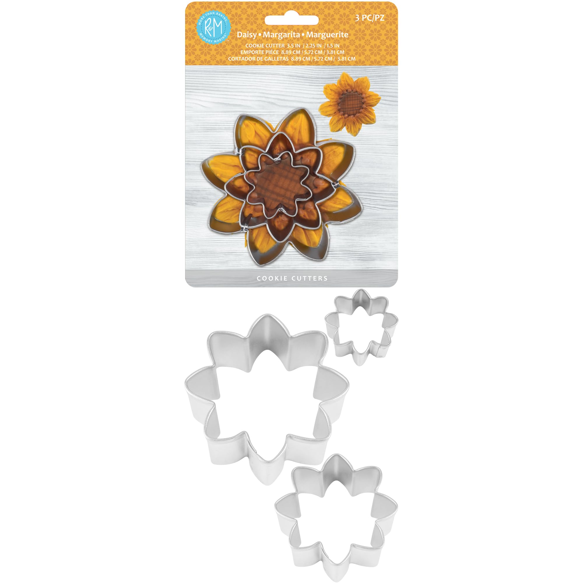 R&M International Silikonform 'Gänseblümchen' – Für Pralinen, Cake-Pops, Eiswürfel – Backofenfest, BPA-frei