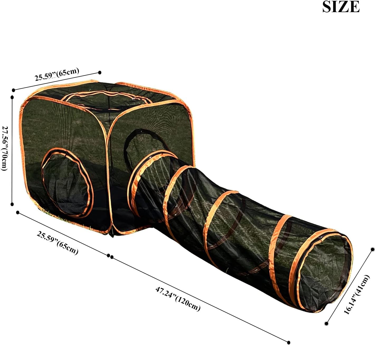 review Portable Cat Small Animals Playpen DIY Outdoor Enclosures Freely Combinable 2in1 4in1 6in1 Pop Up Pet Play Tent Tunnel Cube House for Cat Puppy Rabbit