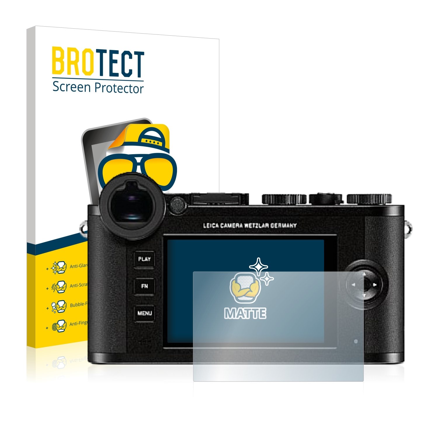 brotect Pellicola Protettiva per Leica SOFORT 2 Protezione Schermo (2 Pezzi) [Trasparente, Anti-Impronte