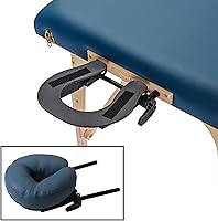 Vista 3 de EarthLite Caballete para Cama de Masaje con Apoyacabeza Ajustable Deluxe - Plataforma de Apoyacabeza Completamente Ajustable y Duradera para Sillas