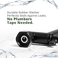 Vista 3 de High Sierra® - Extensión de brazo de ducha ajustable resistente de 12 pulgadas - Sube y baja fácilmente los cabezales de ducha - Tuerca flotante