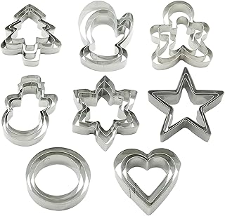 Sponsored Ad - Christmas Cookie Cutter Set, 24 Piece Christmas Cookie Cutters, Gingerbread Man, Snowflake, Christmas Tree,...