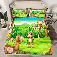 Vista 43 de Ropa de cama de 2 piezas, estilo rústico de granja, juego de ropa de cama para adolescentes y adultos, sábanas bajeras, ropa de cama ajustable
