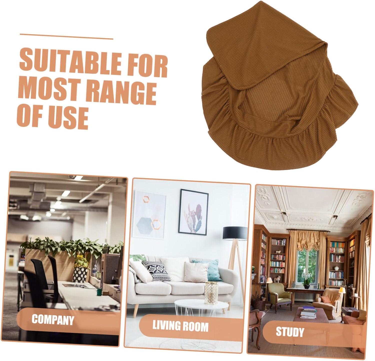 Luxshiny 6Pcs Plaid Dining Chair Covers Washable Stretch Slipcovers for Dining Room Chairs Easy to Install and Clean Protector for Kitchen Chairs