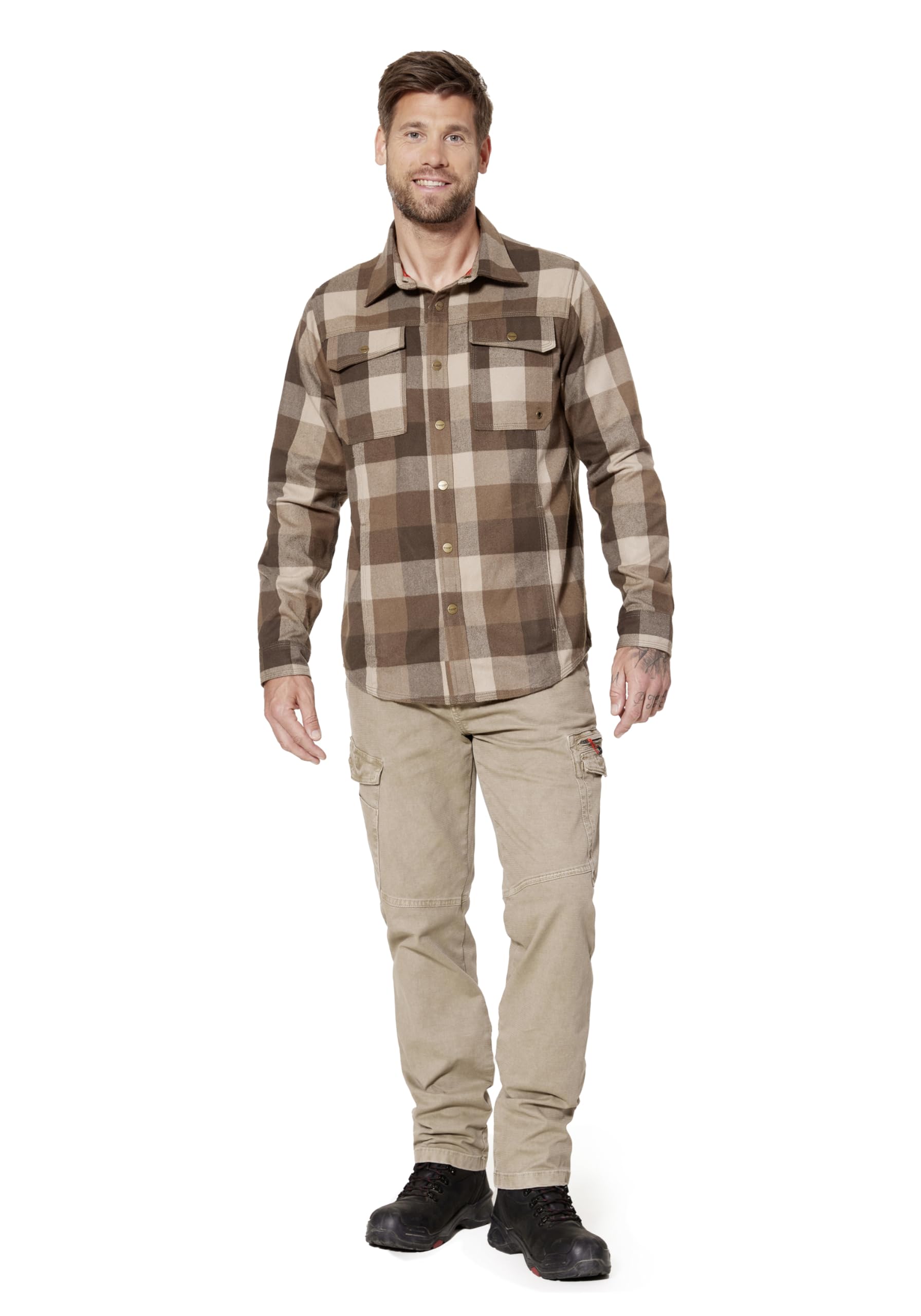 HERO BY JOHN MEDOOX Overshirt Workwear Herren Arbeitshemd Regular Fit