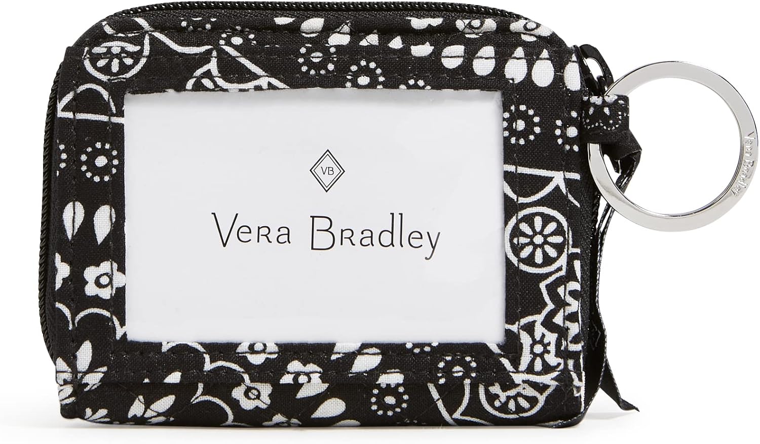 womens Cotton Petite Zip-around Wallet With Rfid Protection - Image 3