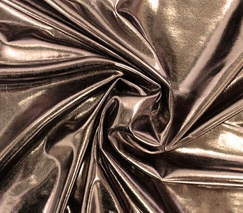 Tela de elastano bronce oscuro metálico  60 pulgadas de anchovendido por The Yard