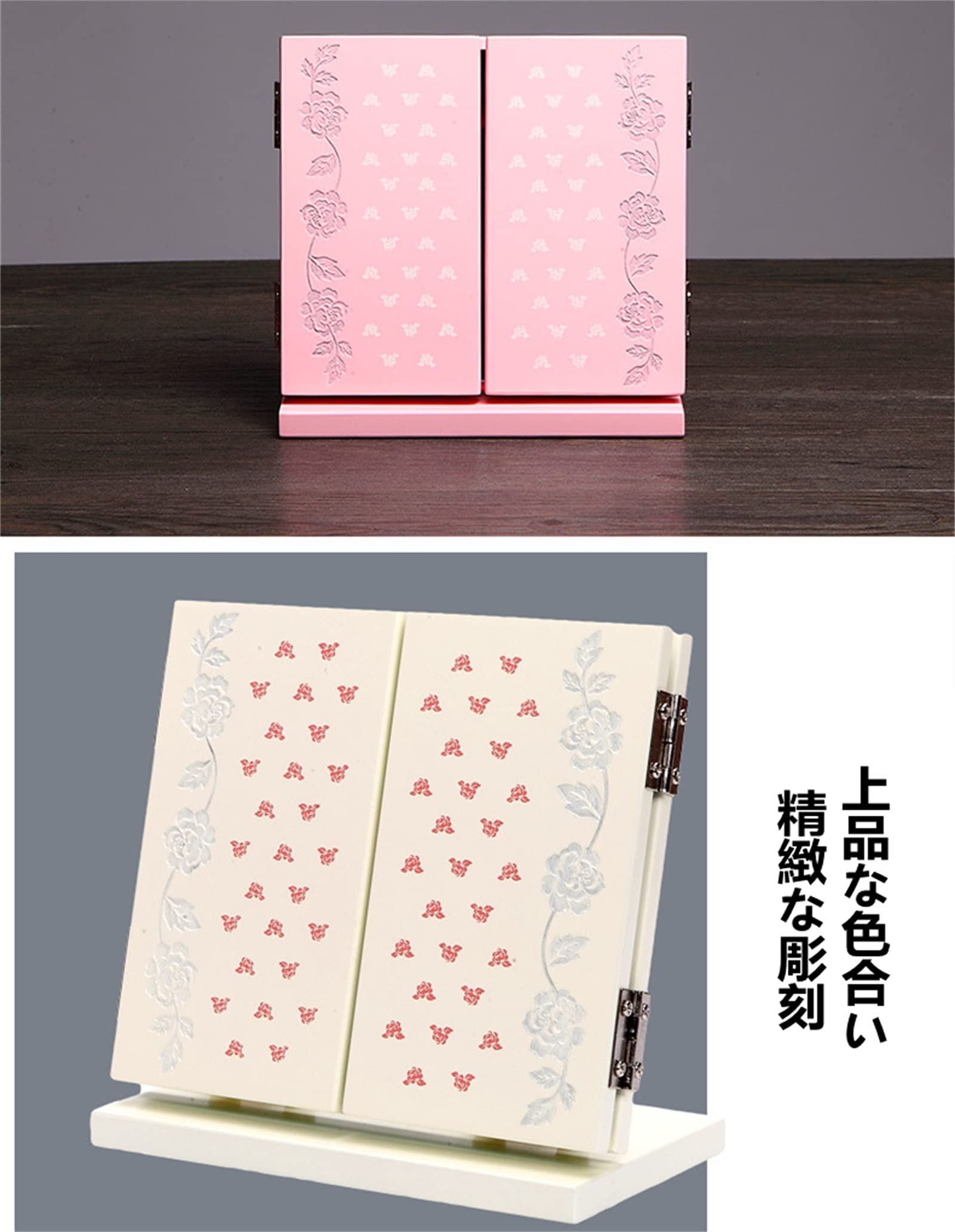 Amazon.co.jp: tongxing 化粧鏡 三面鏡 化粧ミラー 鏡 折りたたみ 卓上