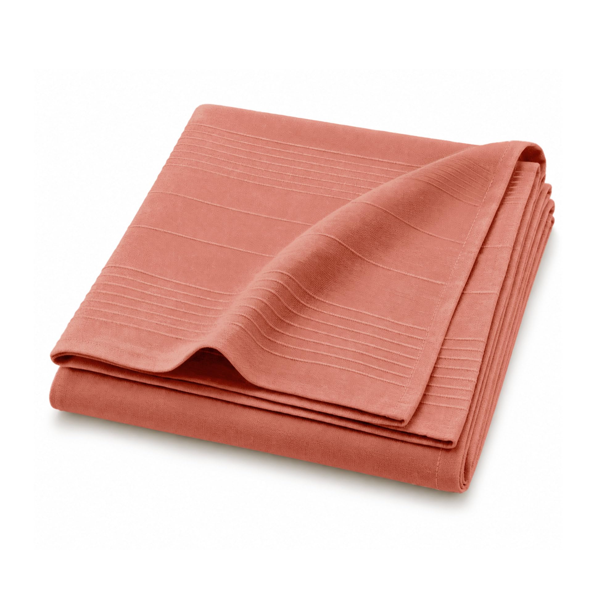 Douceur d'Intérieur Lucile Marsala Polycotton Blanket (220 x 240 cm)