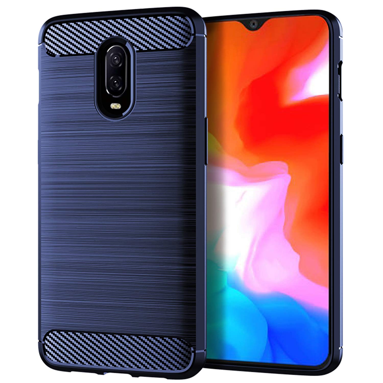 NEKOYA OnePlus 6T case,Soft Feeling Full Protective Anti-Scratch&Fingerprint + Scratch Resistant Fit Mobile Phone Case Cover for OnePlus 6T
