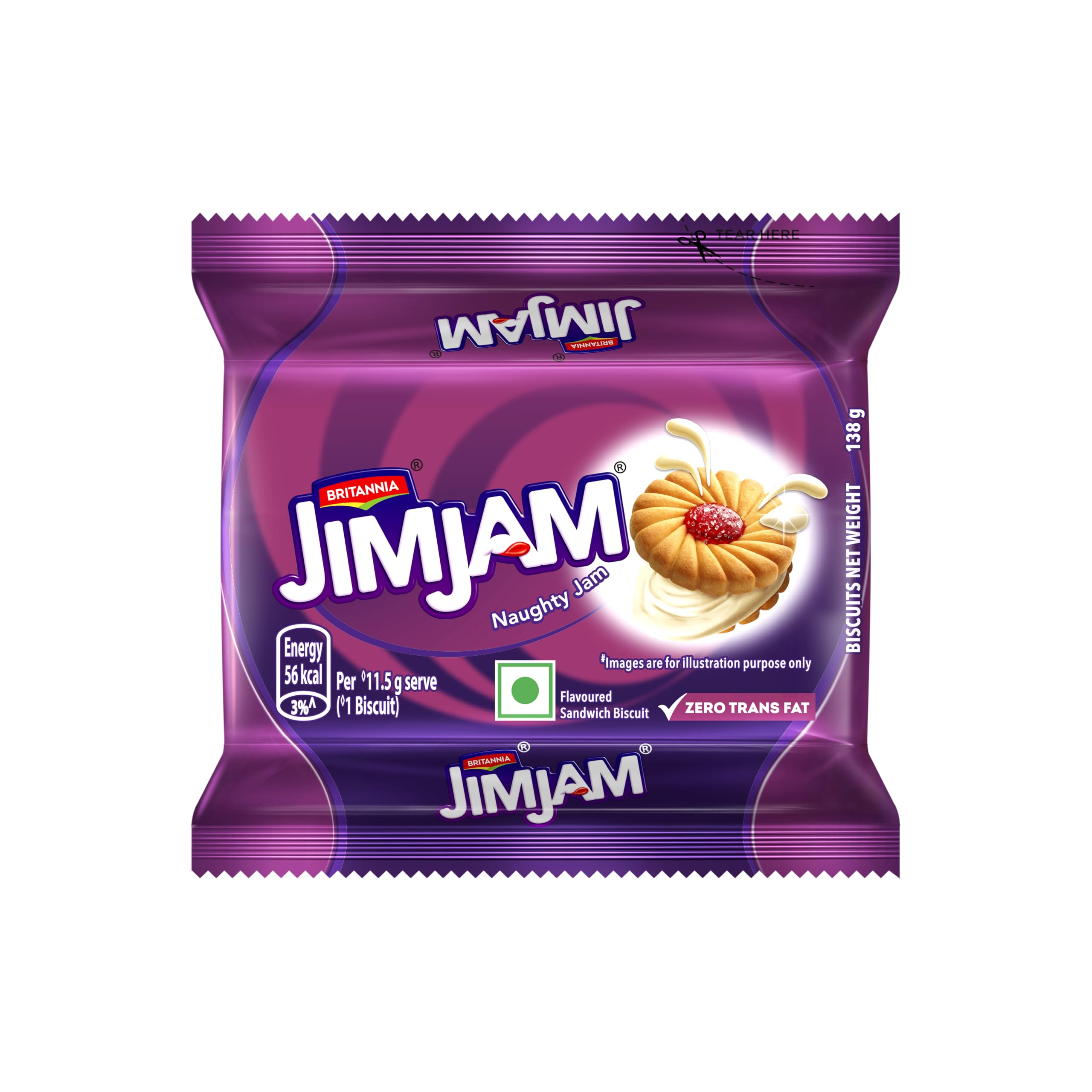 Britannia Treat Jim Jam Biscuits, 138g-image-24