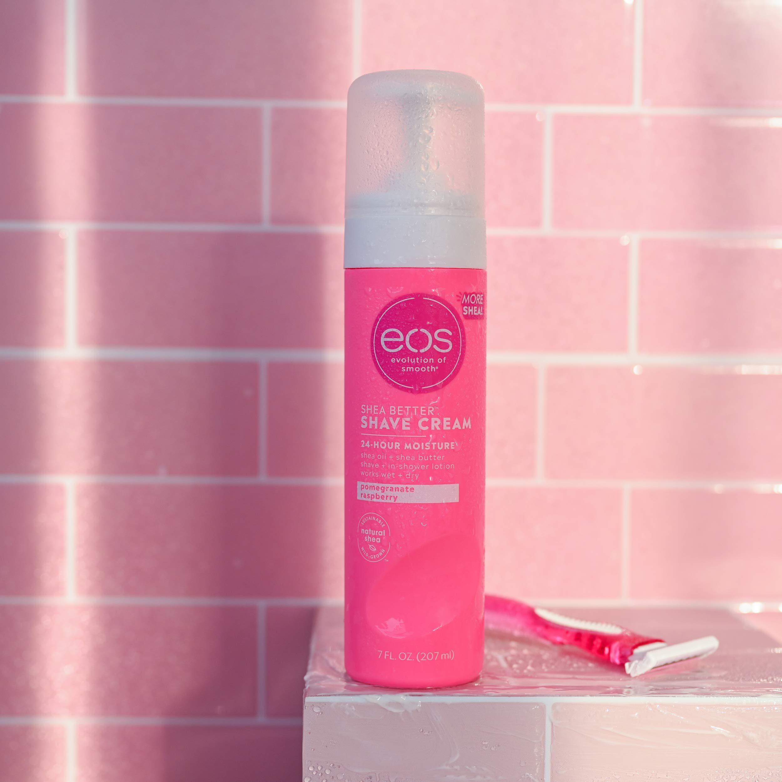 eos Shea Better Shaving Cream for Women Variety Pack Pomegranate