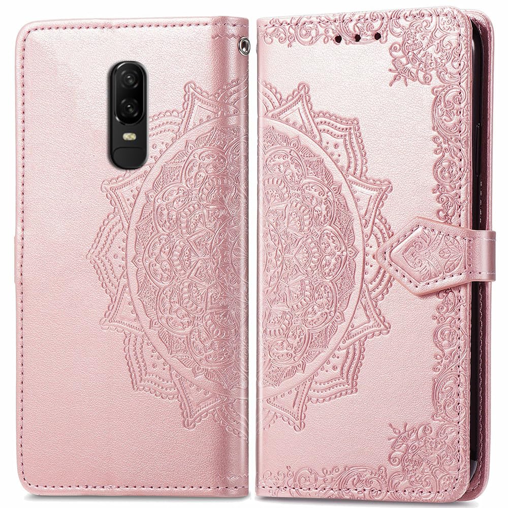 OKZone Cover Per OnePlus 7, Custodia Flip Pelle Portafoglio - Foto 4