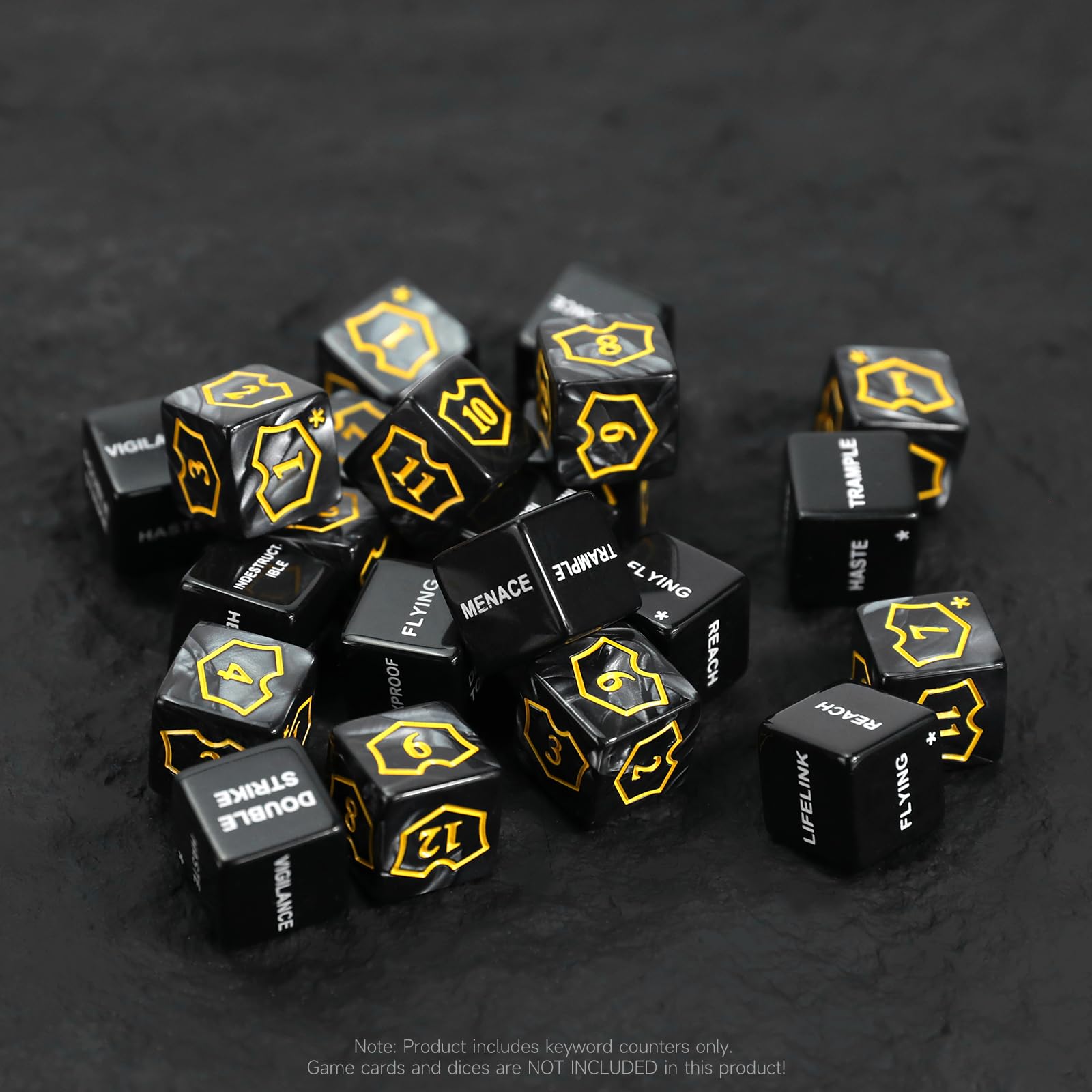 SIXPOINTS 48 Pezzi Dadi da Contatore MTG da 12mm più 1 Contatore Vita