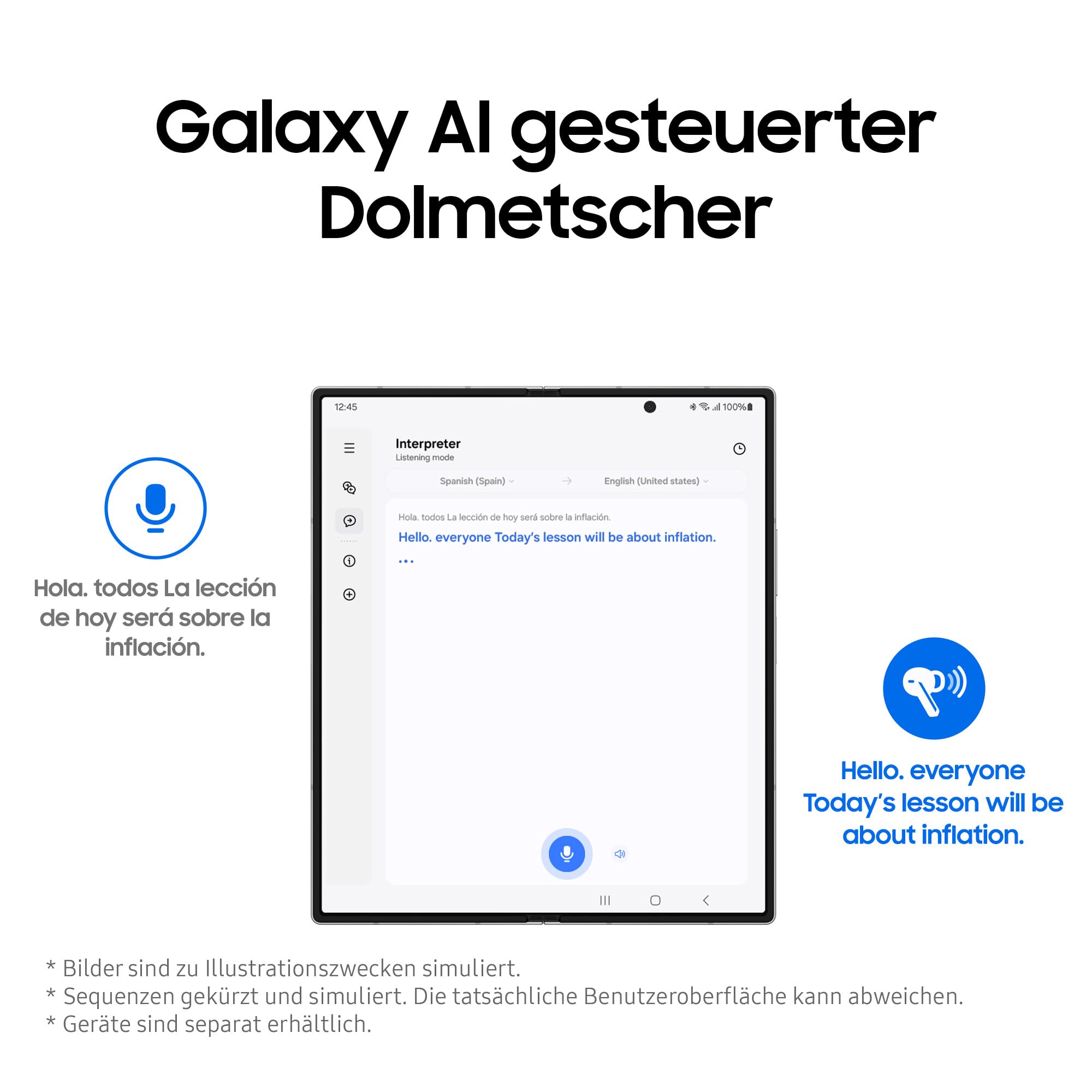 Samsung Galaxy Buds3 Pro bezprzewodowe słuchawki Bluetooth, aktywna redukcja szumów (ANC), adaptacyjna redukcja szumów, dźwięk 360, słuchawki douszne z dźwiękiem Hi-Fi, srebrne