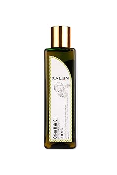 Kalon Natural Onion Hair Growth Oil | For hair regrowth & hair fall control | No mineral oil & paraben | 200 ml