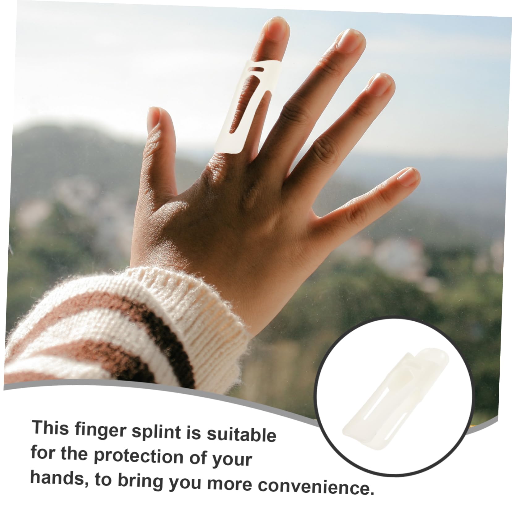 CALLARON 3Pcs Support Brace Reusable Mallet Retainers Durable Splints for Joint Protection for Immobilization Suitable for Day Night Use