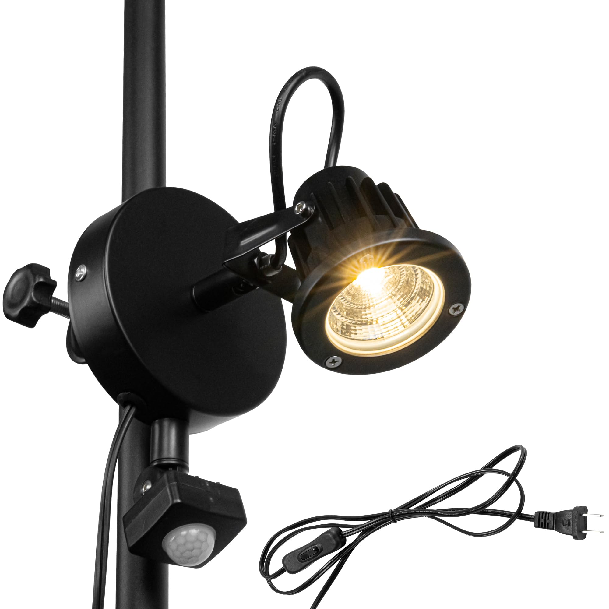 Amazon.co.jp : STGGTS 屋外用 センサーライト 突っ張り棒対応