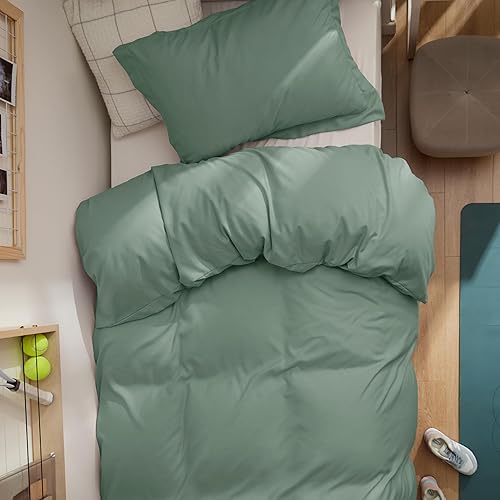 Vista 456 de Bedsure - Juego de funda de edredón de tamaño matrimonial, ropa de cama suave con doble cepillado, 1 funda de edredón (80 x 90 pulgadas) y 2 fundas