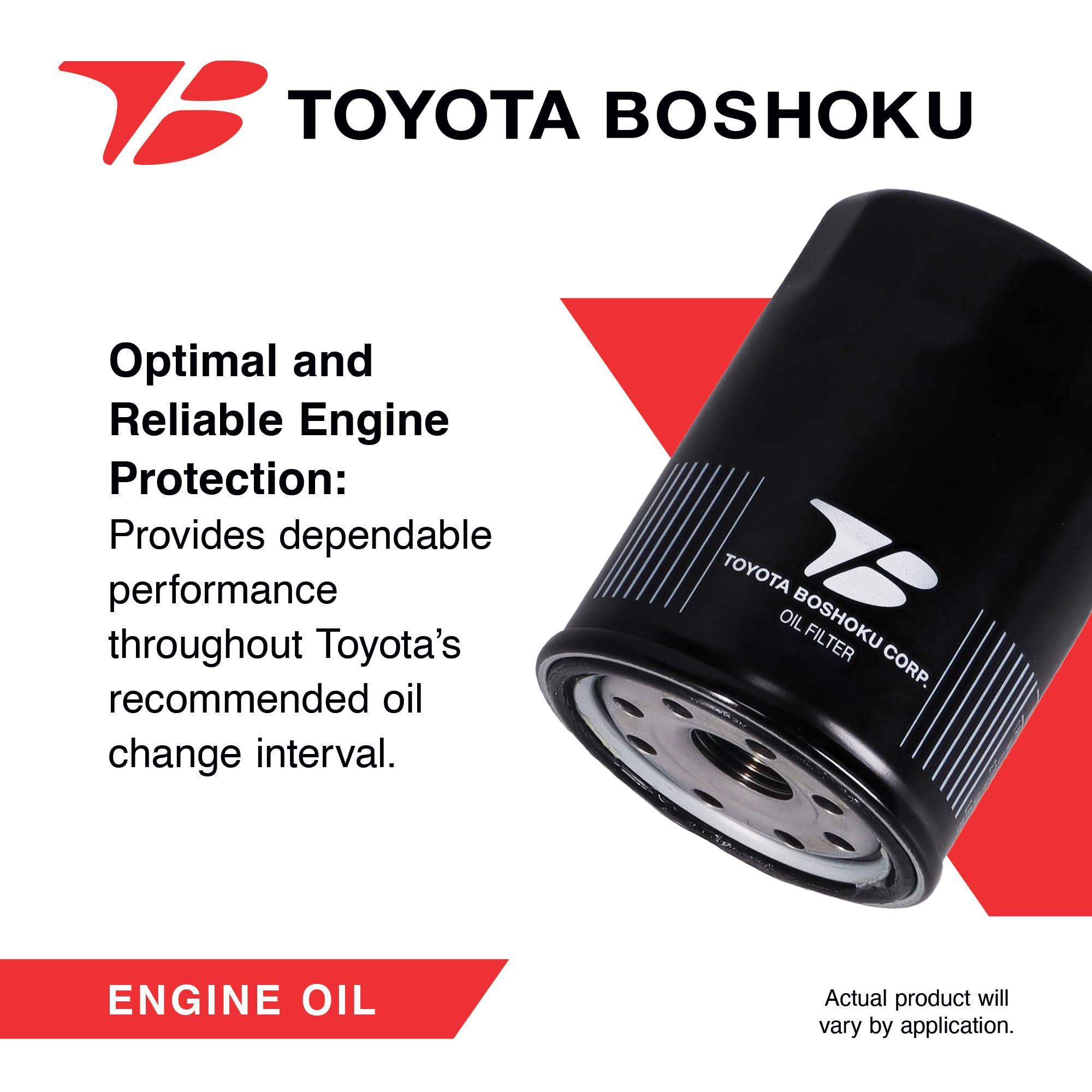 1104-23 oyatu専用 Toyota Boshoku Oil Filter Direct OEM Replacement For 90915-10009