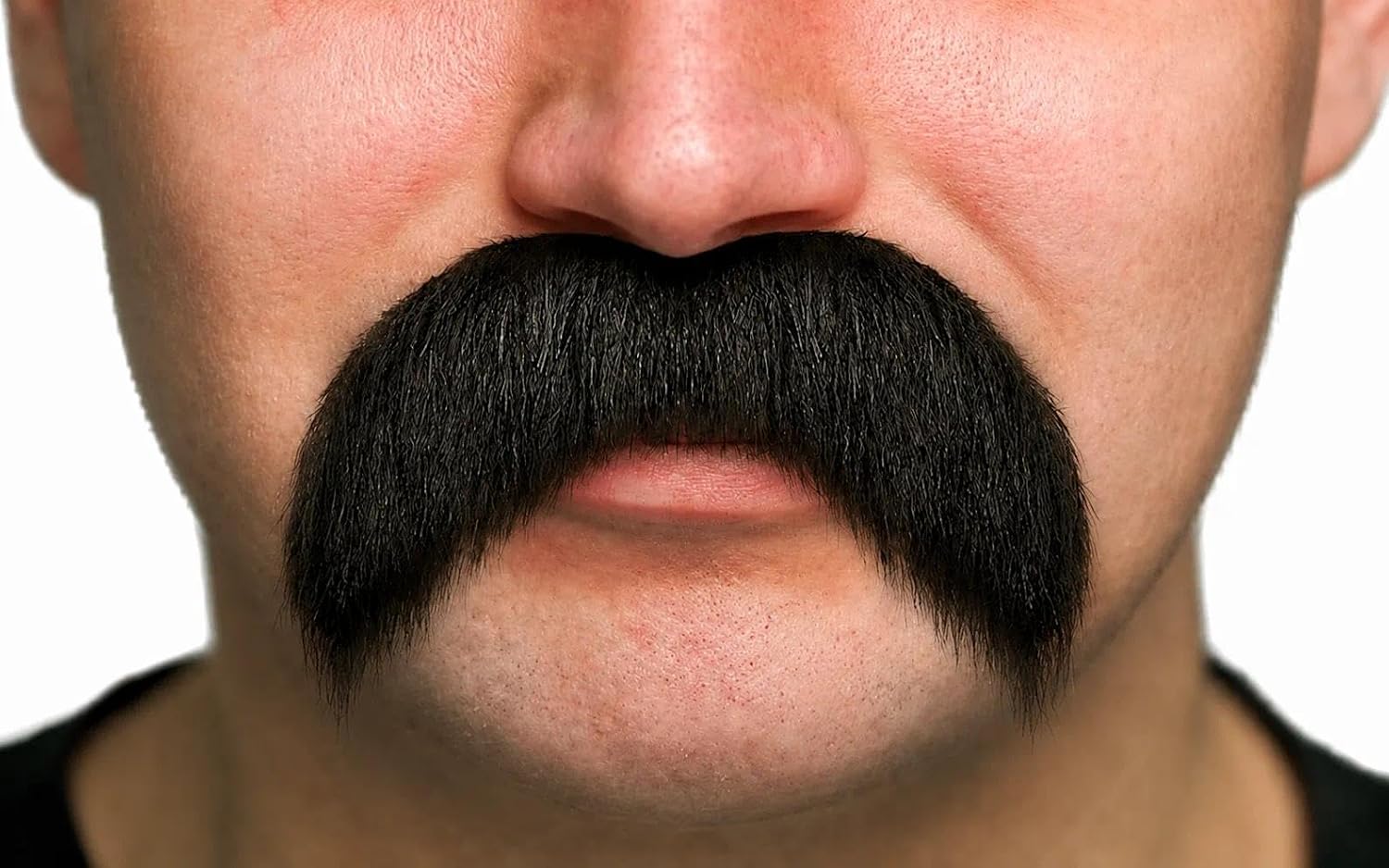 Self Adhesive Fake Mustache, Novelty, Walrus False Facial Hair for Adults, Costume Accessory for Halloween
