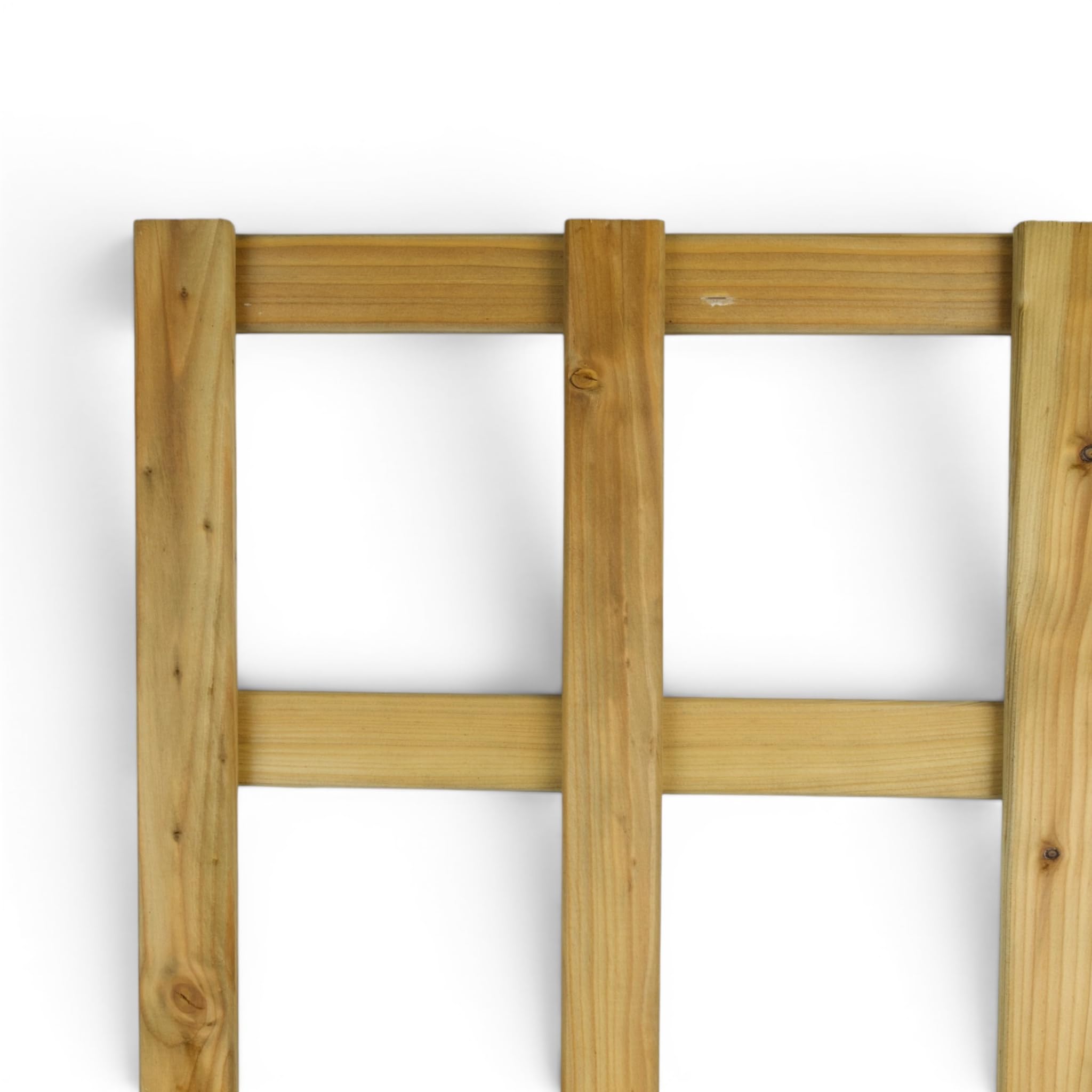 Rankgitter Holz 60x180 cm – KDI imprägniert – Rankhilfe für Kletterpflanzen, Rosen & Clematis – wetterfestes Holzgitter für Garten, Terrasse, Sichtschutz & Hauswand – Modell Schonberg (1)