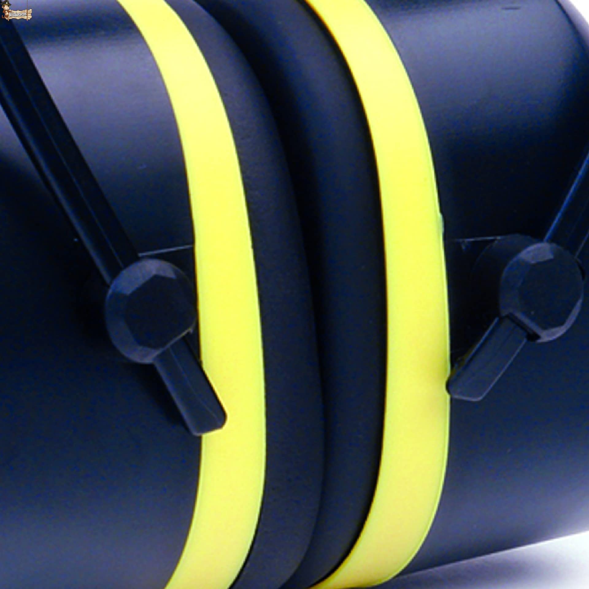 BricoLoco.com Cascos antiruido. 3 UDS. Protector auditivo. Aislantes del ruido. Orejeras insonorización y protección contra el ruido. Para trabajo, obra, estudiar. Alta atenuación. (3)