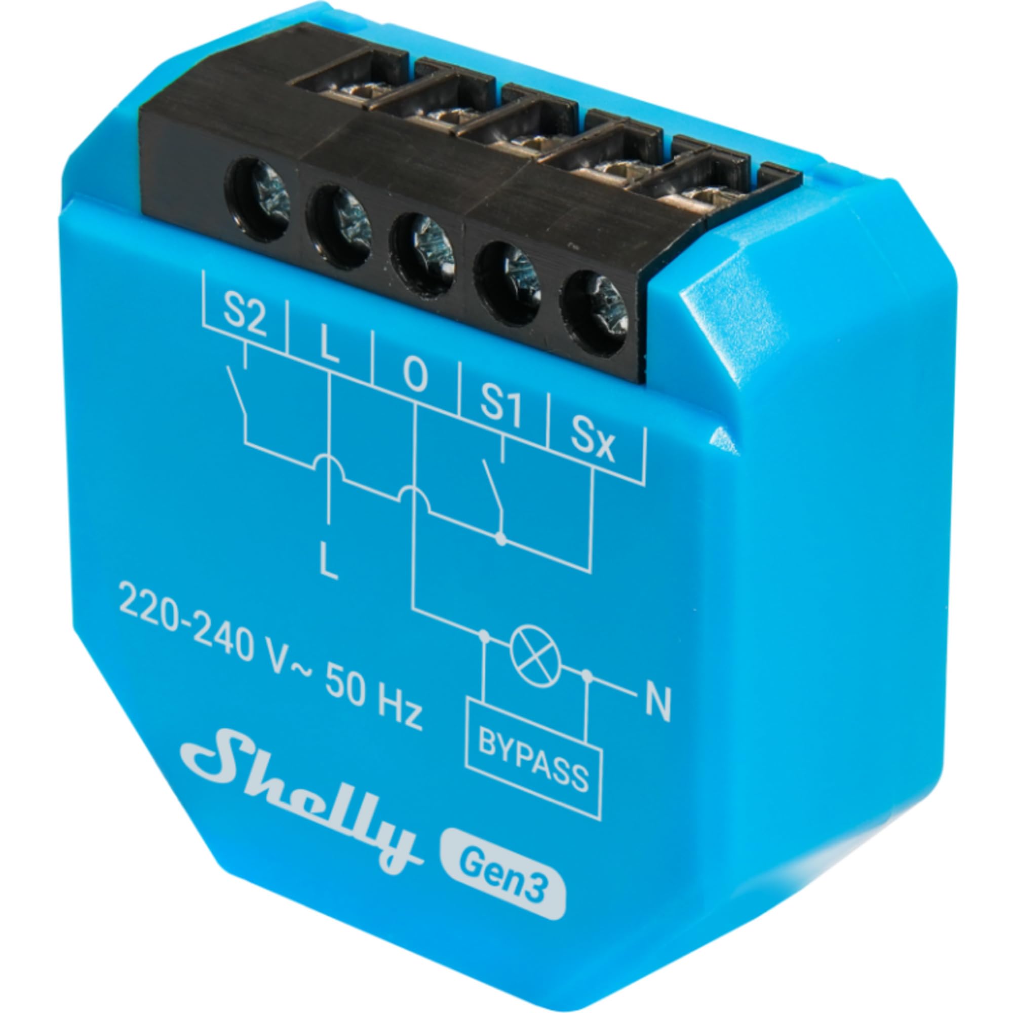 Shelly Dimmer Gen3 | WiFi Built-in Dimmer without Neutral Wire