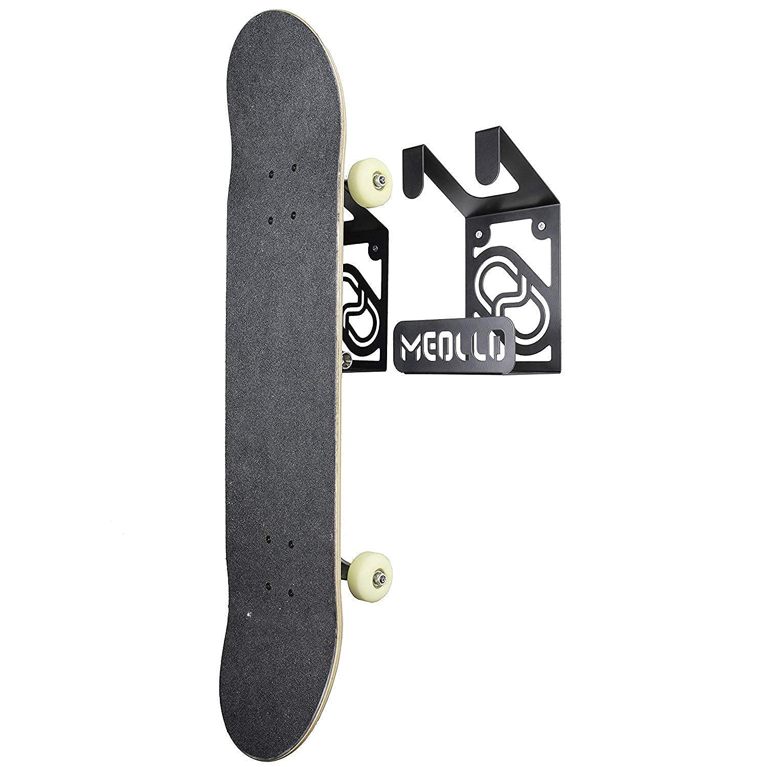 Support mural pour skateboard, en acrylique et acier inoxydable, peu