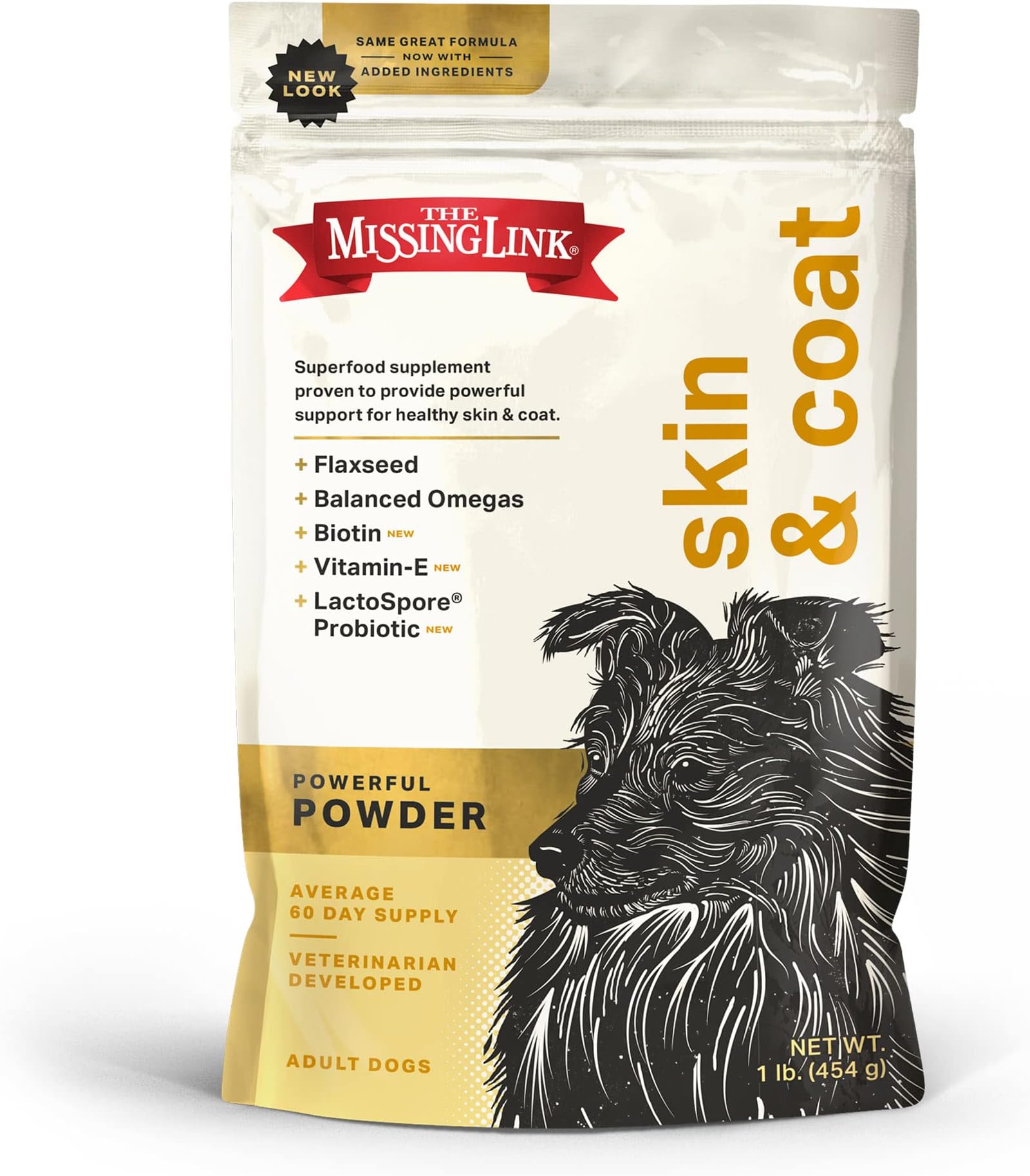 Missing Link ULTIMATE SKIN & COAT Support for Dogs 1 lb