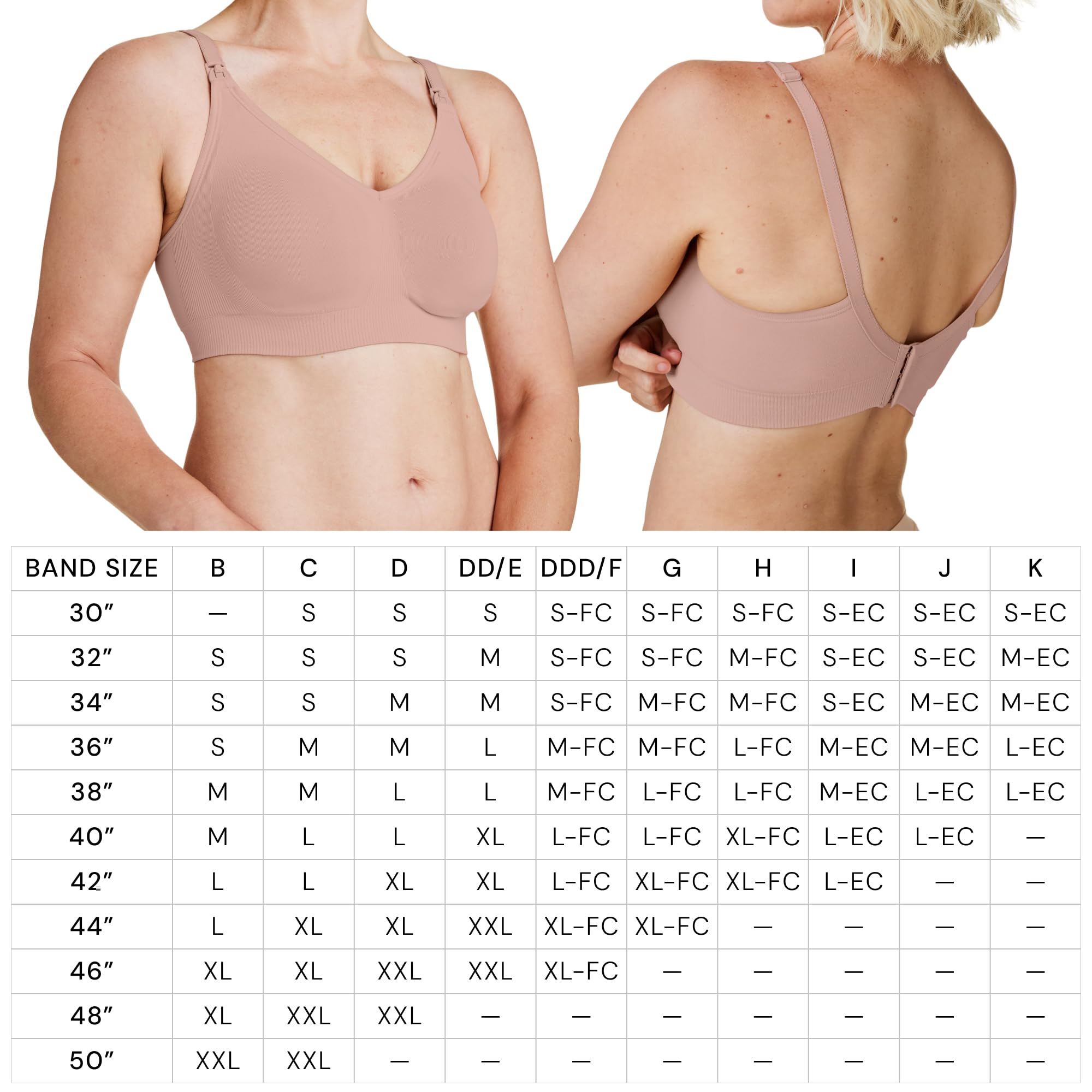 Bravado Designs Reggiseno senza cuciture di seta del corpo per l'allattamento al seno, reggiseno di maternità senza fili della tazza estesa