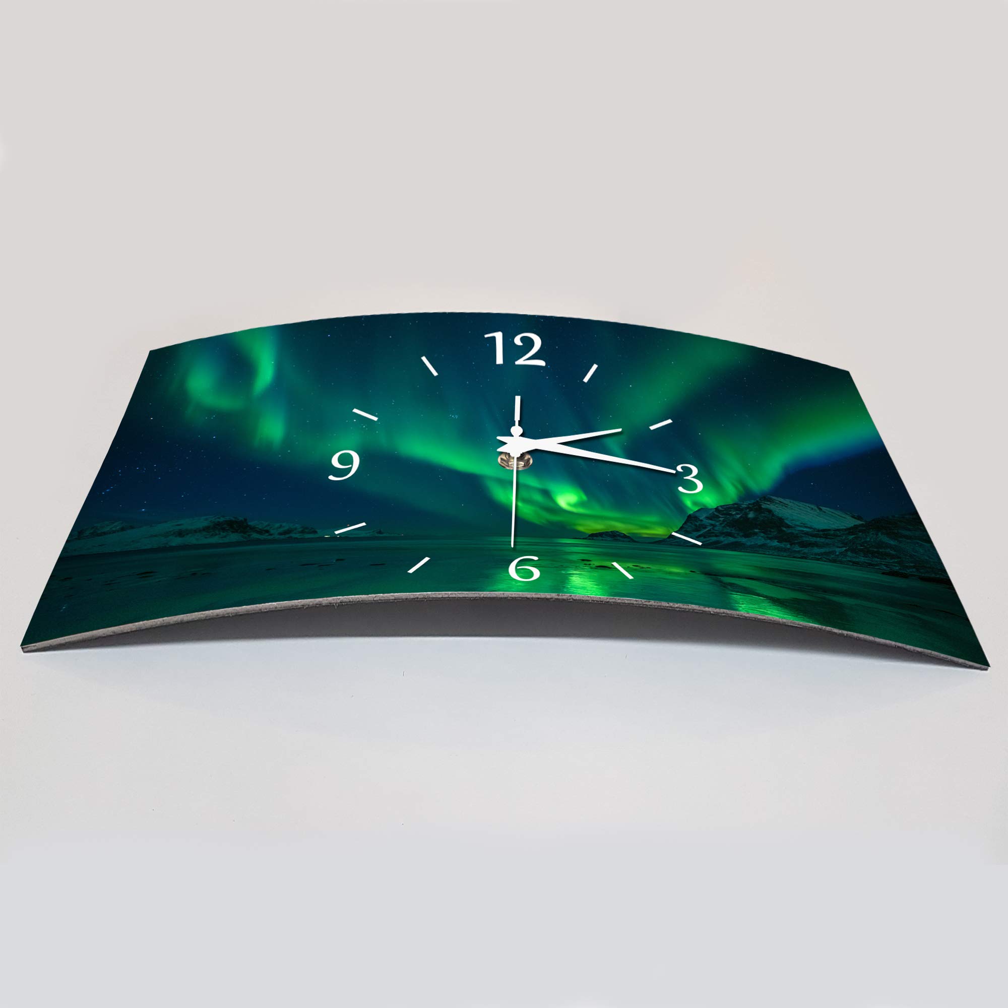 BM Funk Quarz Wanduhr Funkwanduhr Funkwanduhren Funkuhr Funkuhren kein Ticken lautlos geräuschlos leise modern ohne Tickgeräusche groÃŸ XXL Wohnzimmer Küche Digital Art Abstrakt 9560-1a WZ