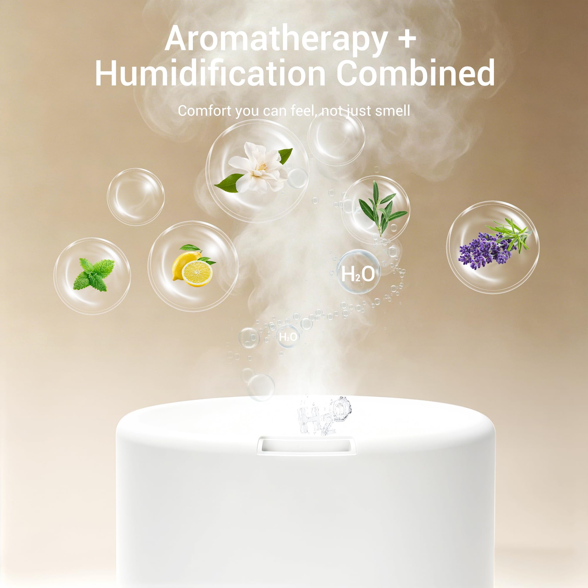 ASAKUKI Essential Oil Diffuser for Home 300 ml Quiet Product Image 2