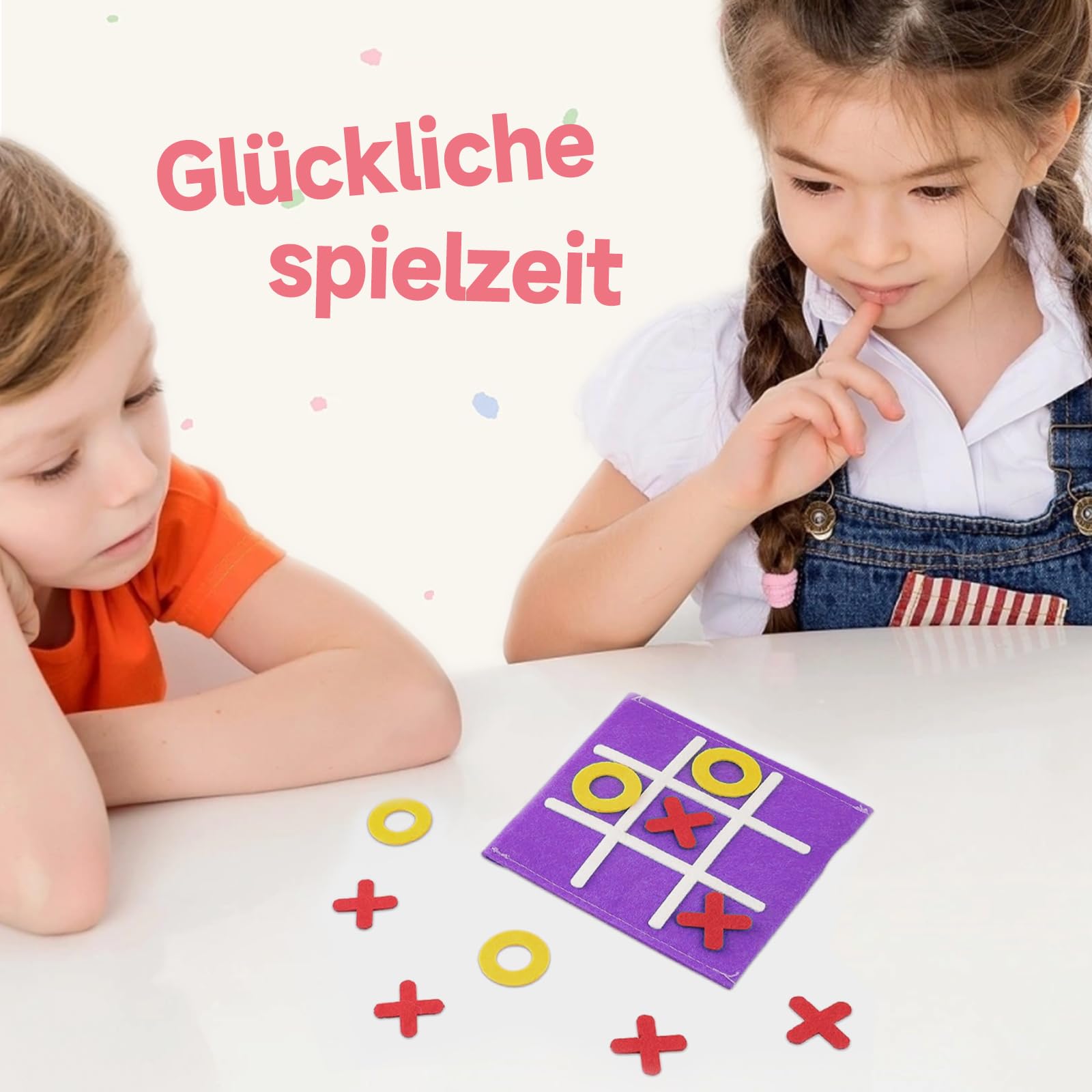 Tic Tac Toe zabawka, 12 sztuk filcowych Tic Tac Mini, przydatny upominek na urodziny dziecka, kolorowa gra Tic Tac Town, zabawka edukacyjna, nadaje się na urodziny, Dzień Dziecka, do domu, szkoły, na
