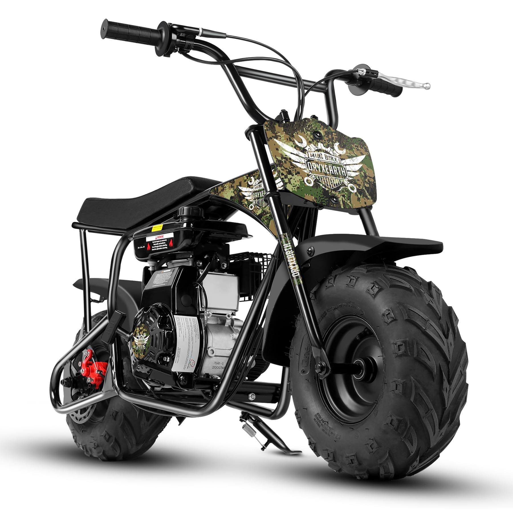OryxearthMini Bike 105CC 4-Stroke Gas-Powered Mini Bike, Off-Road Dirt Bike for Kids Adult