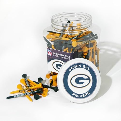 Miniatura 11 de Team Golf NFL Green Bay Packers Jar Of 175 Golf Tees 2-3/4" Golf Tees, 175 Pack, Regulation Size, Multi Team