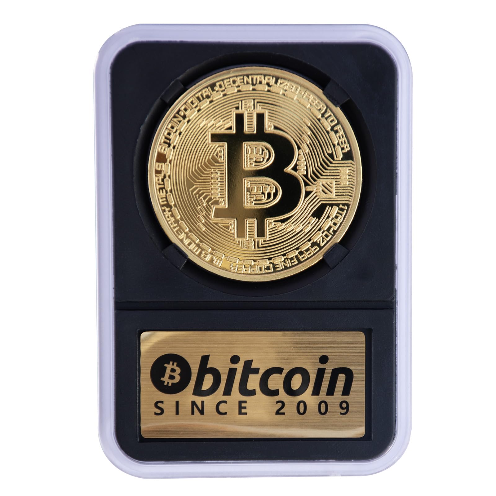 The Great Bitcoin Bitcoin Physical Coins - Set Of 10 Silver Plated  Collectible Coins - Great For Crypto Fans & Collectors Casascius Physical  Bitcoins