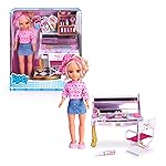 Nancy - Nails Style, doll with accessories for playing nail painting, manicure set, with accessories and LED light, for boys and girls from 3 years, Famous (NAC54000)
