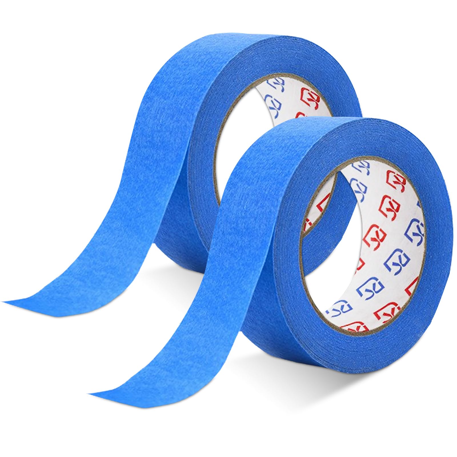 Nastro Di Carta Per Pittura Nastro Per Pittura Blu 25 Mm X 50 M - Confezione Da 3 Rotoli, Carta Crespa Premium Per Mascheratura Nastro Adesivo Blu - Foto 11