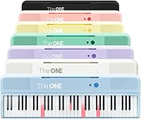 Vista 14 de The ONE Teclado inteligente COLOR 61 teclas iluminadas, piano eléctrico para principiantes con 256 tonos, 64 polifonía, luces LED integradas