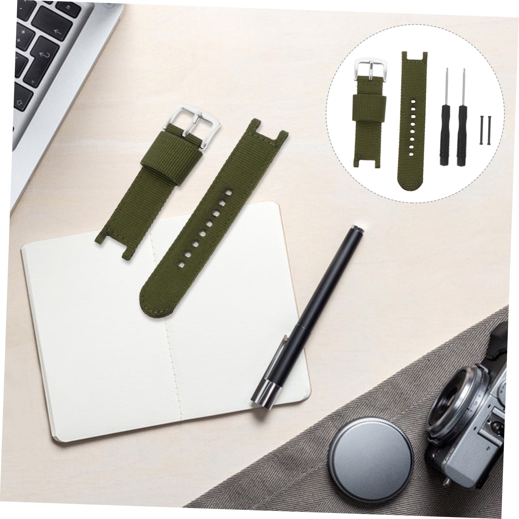 Housoutil Lot De 3 Bracelets De Montre En Nylon De Remplacement Compatibles Avec Les Montres Connectées Avec Boucle De Fermoir Robuste Pour Hommes Et Femmes