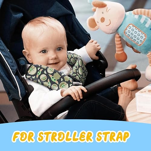 Miniatura 6 de Akkya Paquete de 2 fundas para cinturón de seguridad, almohadillas para cinturón de seguridad, almohadillas para correa de asiento de automóvil,