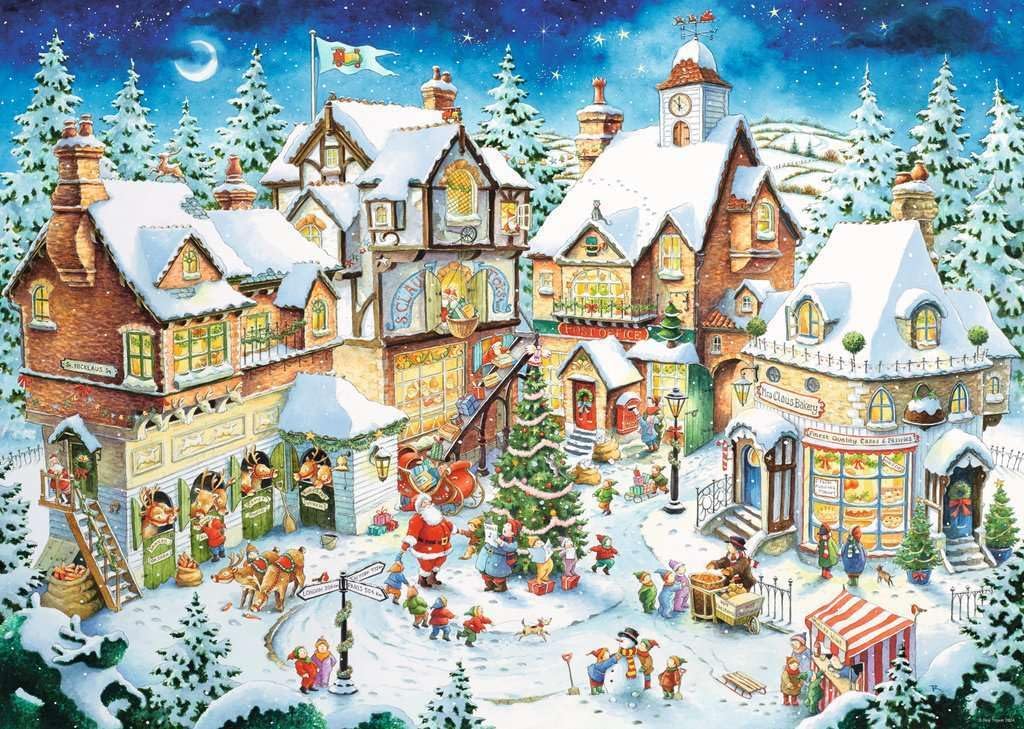 Ravensburger 50-jähriges Jubiläum: Weihnachtsdorf Limited Edition No. 28 1000-teiliges Puzzle
