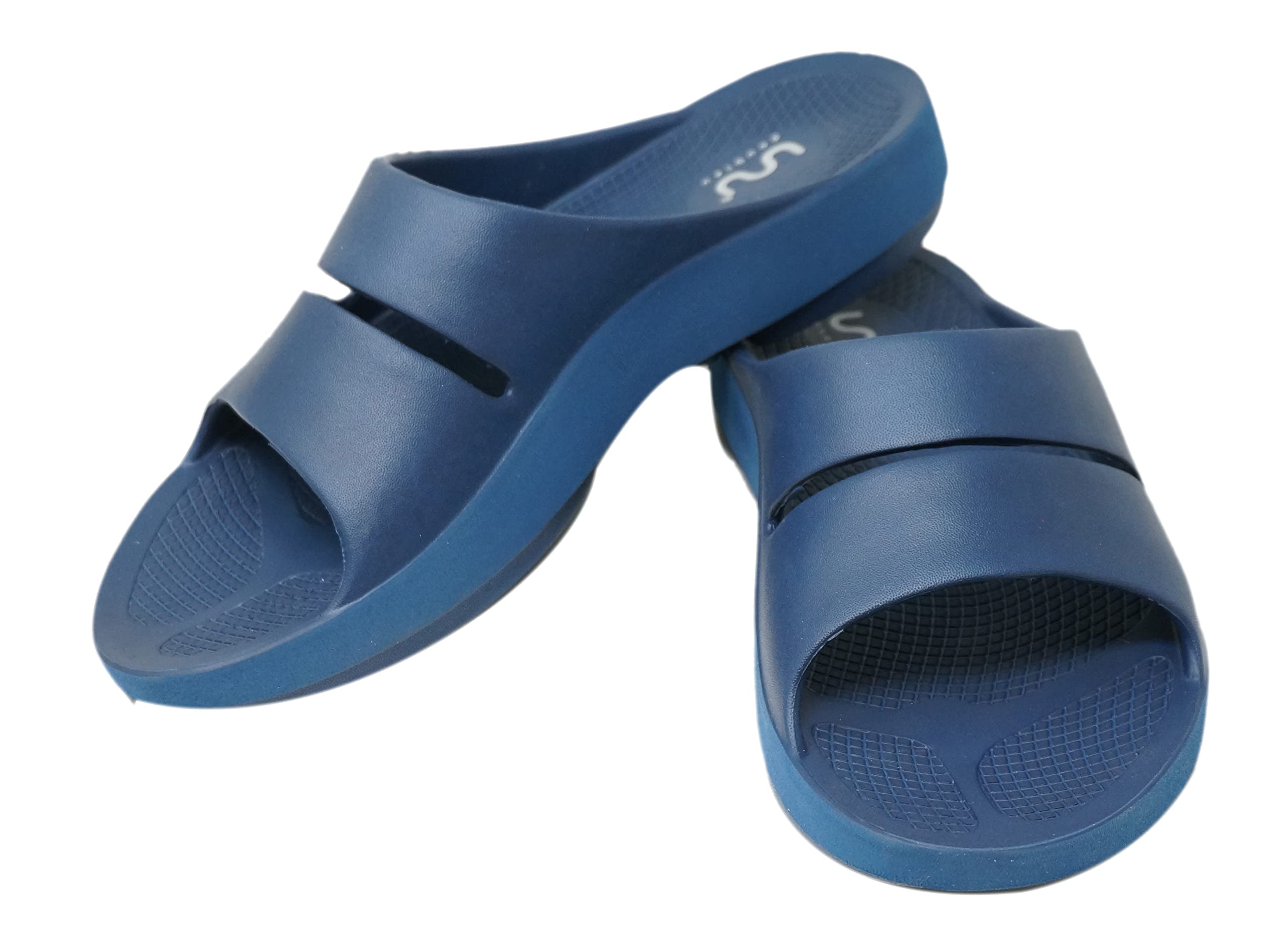 doubleu Recovery Slipper|Soft Doctor Anti-Skid Slipper for Women|Slide Old|Slides, Flip-Flops, Chappals|For Ladies and Girls(4,Metal+Blue) (B0B9795MGH) Amazon Price History, Amazon Price Tracker