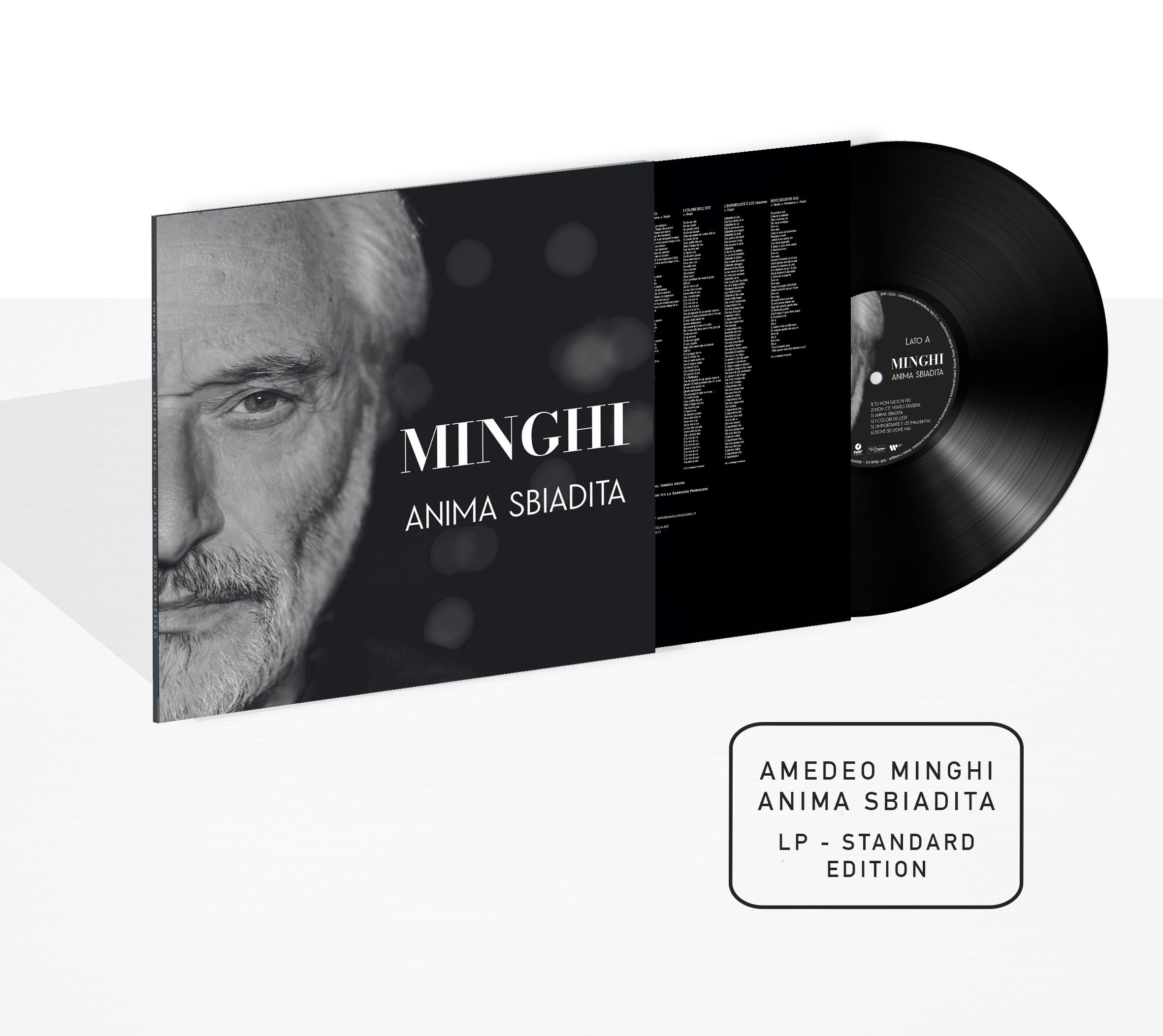 Amedeo Minghi Anima Sbiadita Vinyl LP New And Sealed