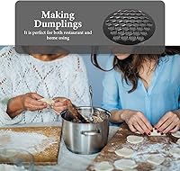 Vista 7 de Molde de ruso para albóndigas para hacer ravioles de metal, color negro