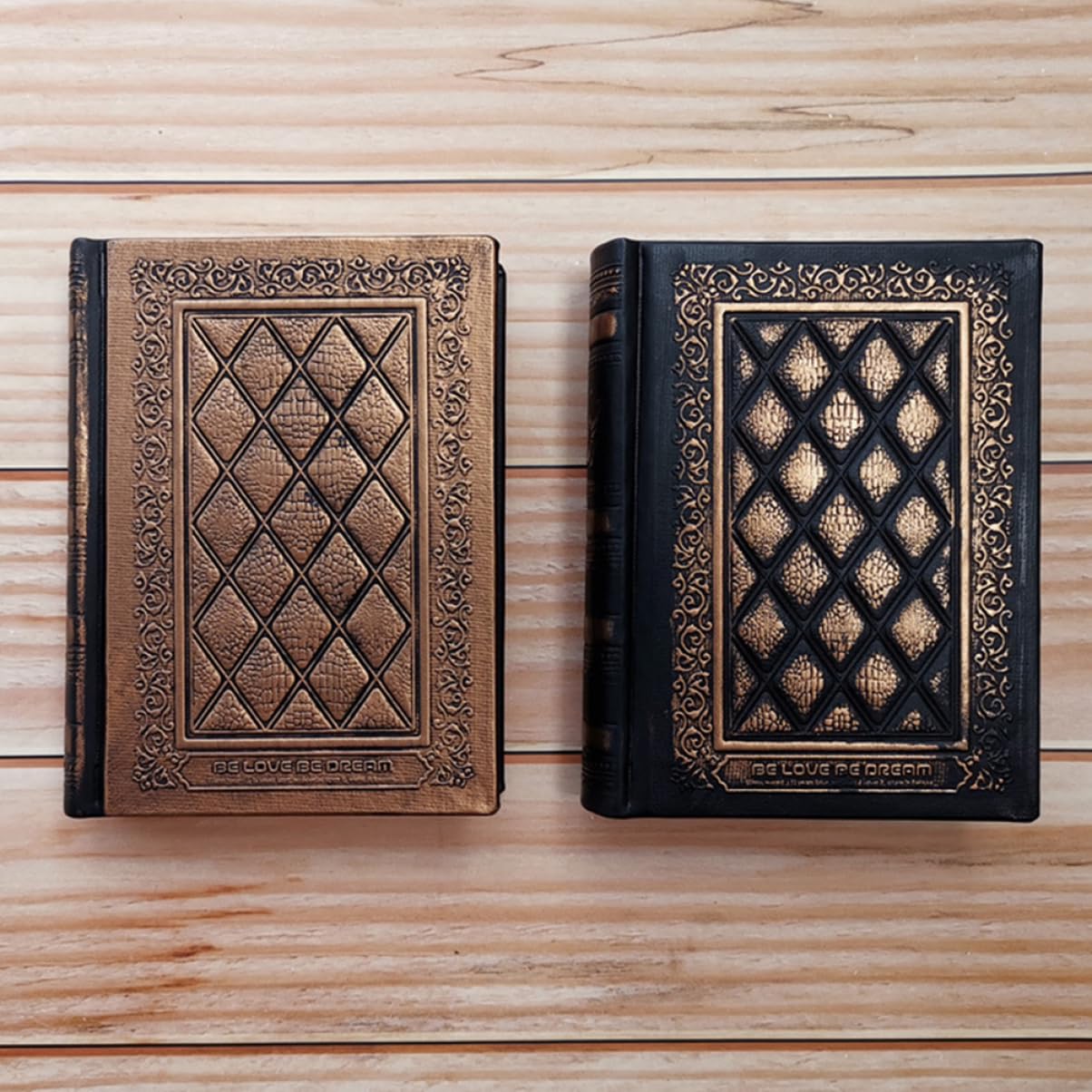 Notizbücher aus Kunstleder, Retro, Leer, für Arbeit und Planung
