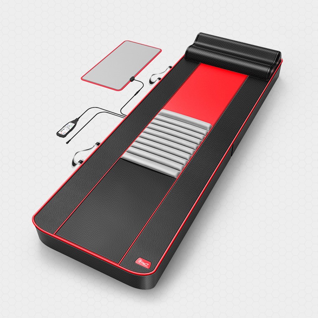 Photo 1 of *UNTESTED* Full Body Multi-Function Massage Mattress Heatable Massage Cushion Black,186 * 60cm