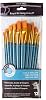 Royal Brush Manufacturing Royal and Langnickel Zip N Close 12-Piece Brush Set in Vinyl Pouch