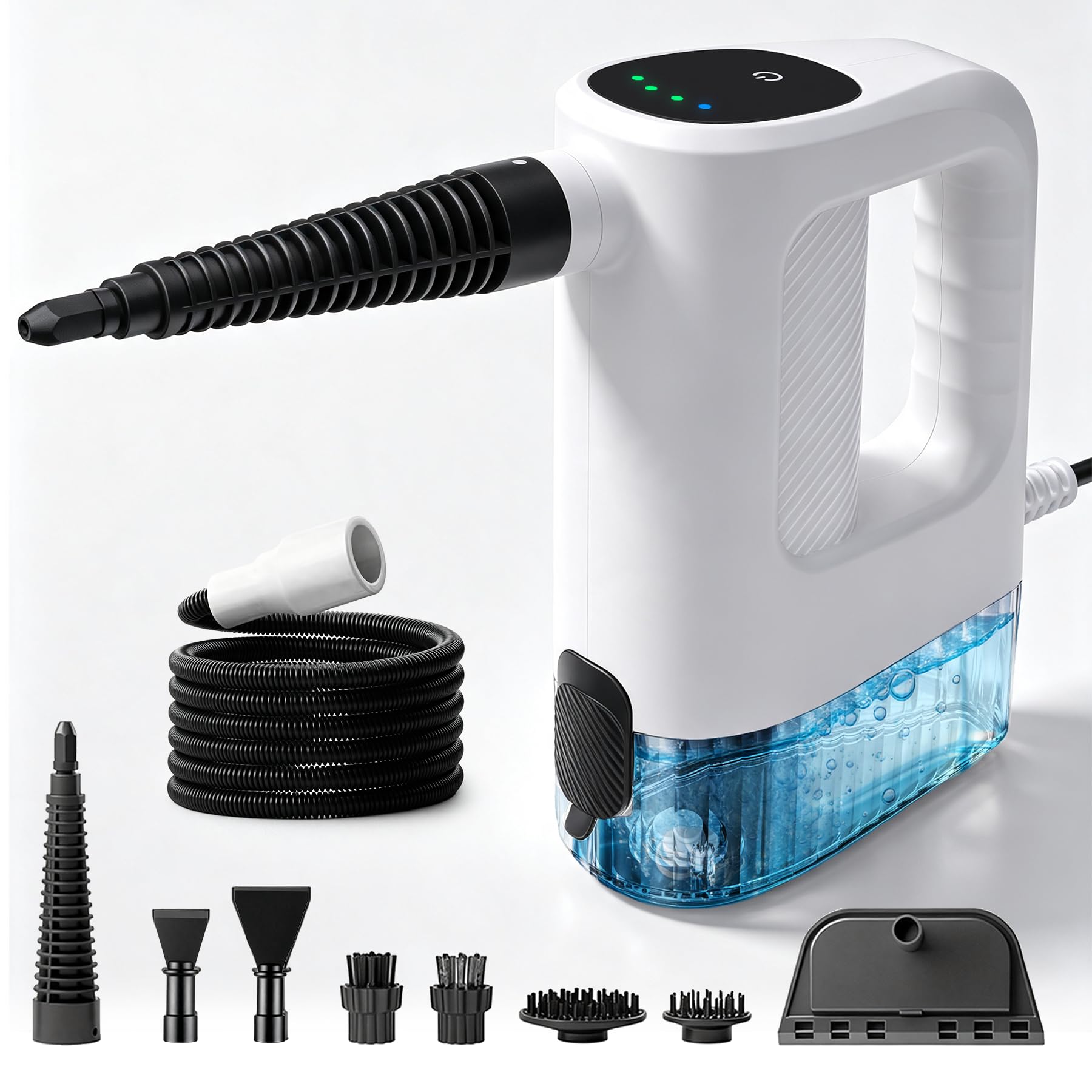 Nettoyeur Vapeur 1200W, 3 Niveaux, 14 Accessoires